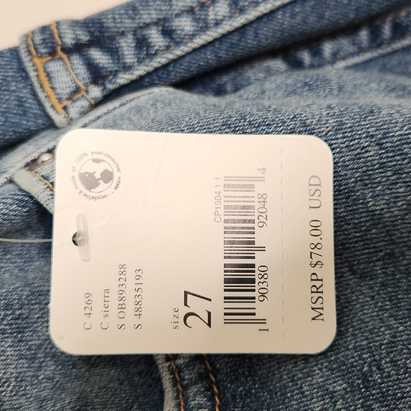 NWT Free People Raw High Rise Jegging Sierra Sz 27 - Picture 6 of 14